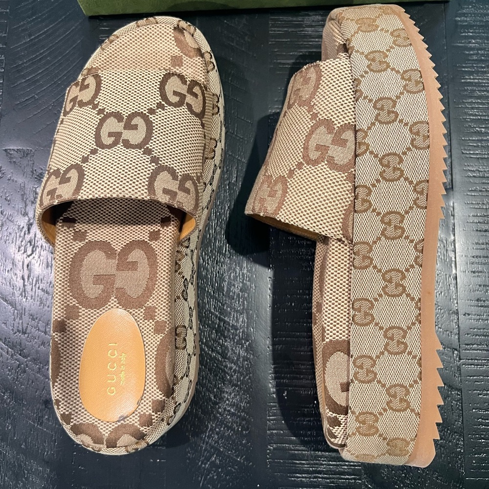 Gucci GG Platform Slide Sandal